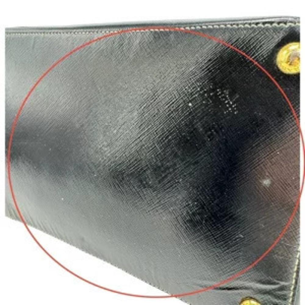 Prada Handbag Saffiano Vernice Black